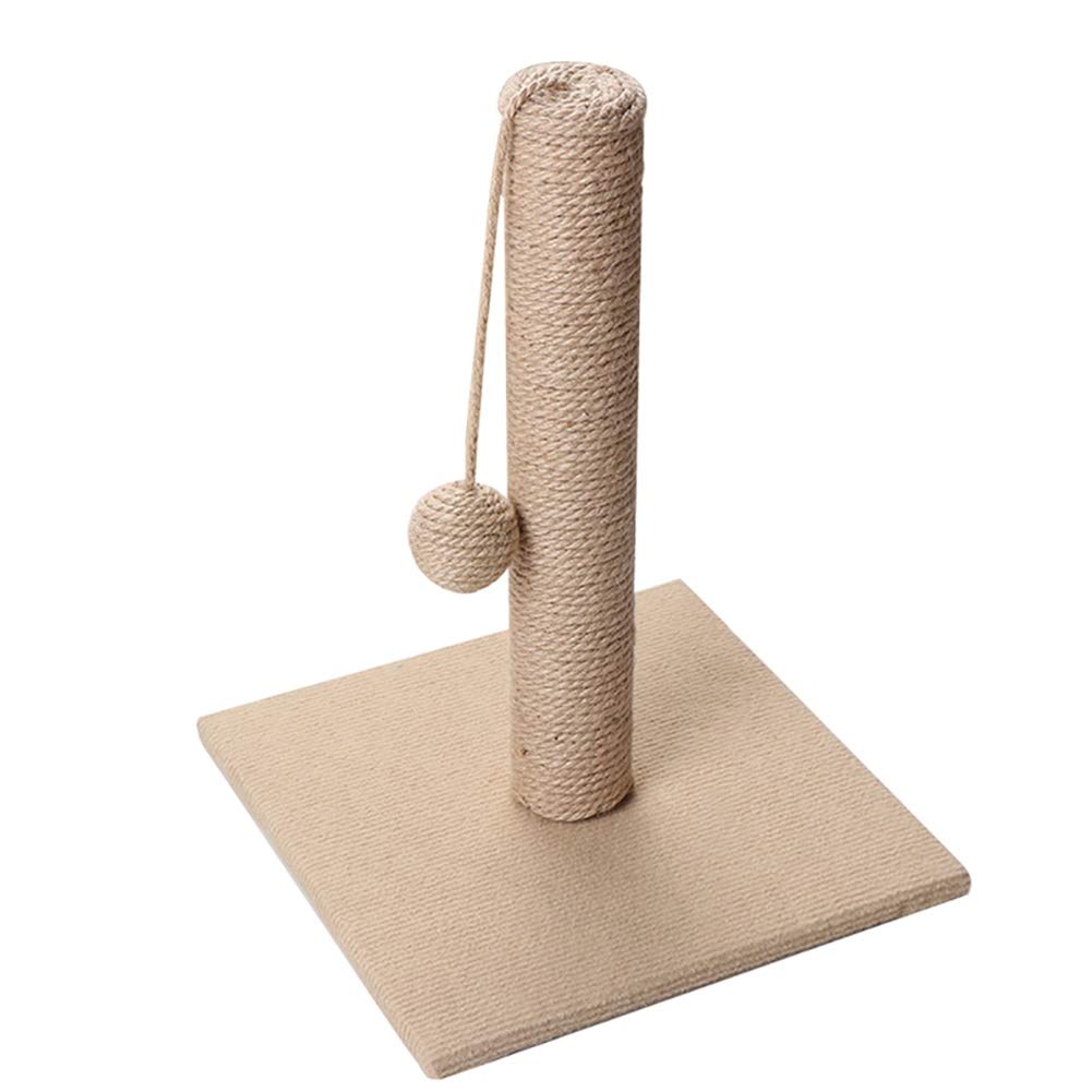 YXX - Drzewo kocięta dla kotów paznokci - małe koty drapak słupki z sizalową liną - interaktywne zabawki dla kotów i młodych kotów - 38 cm wysokości