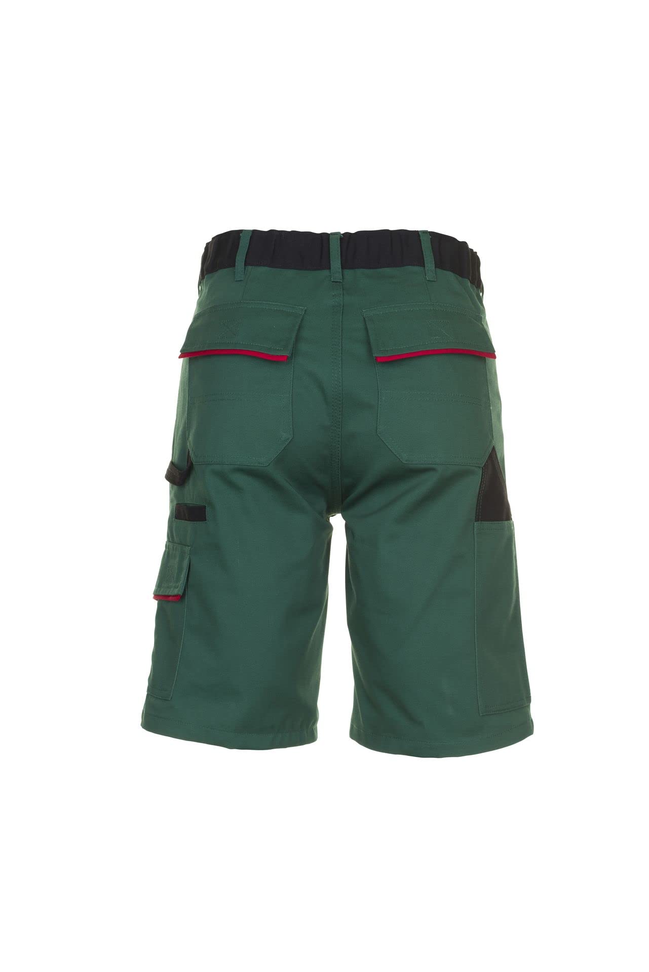 Planam Highline Short « Highline » Taille XXXL en Vert/Noir/Rouge Homme (Lot de 1)