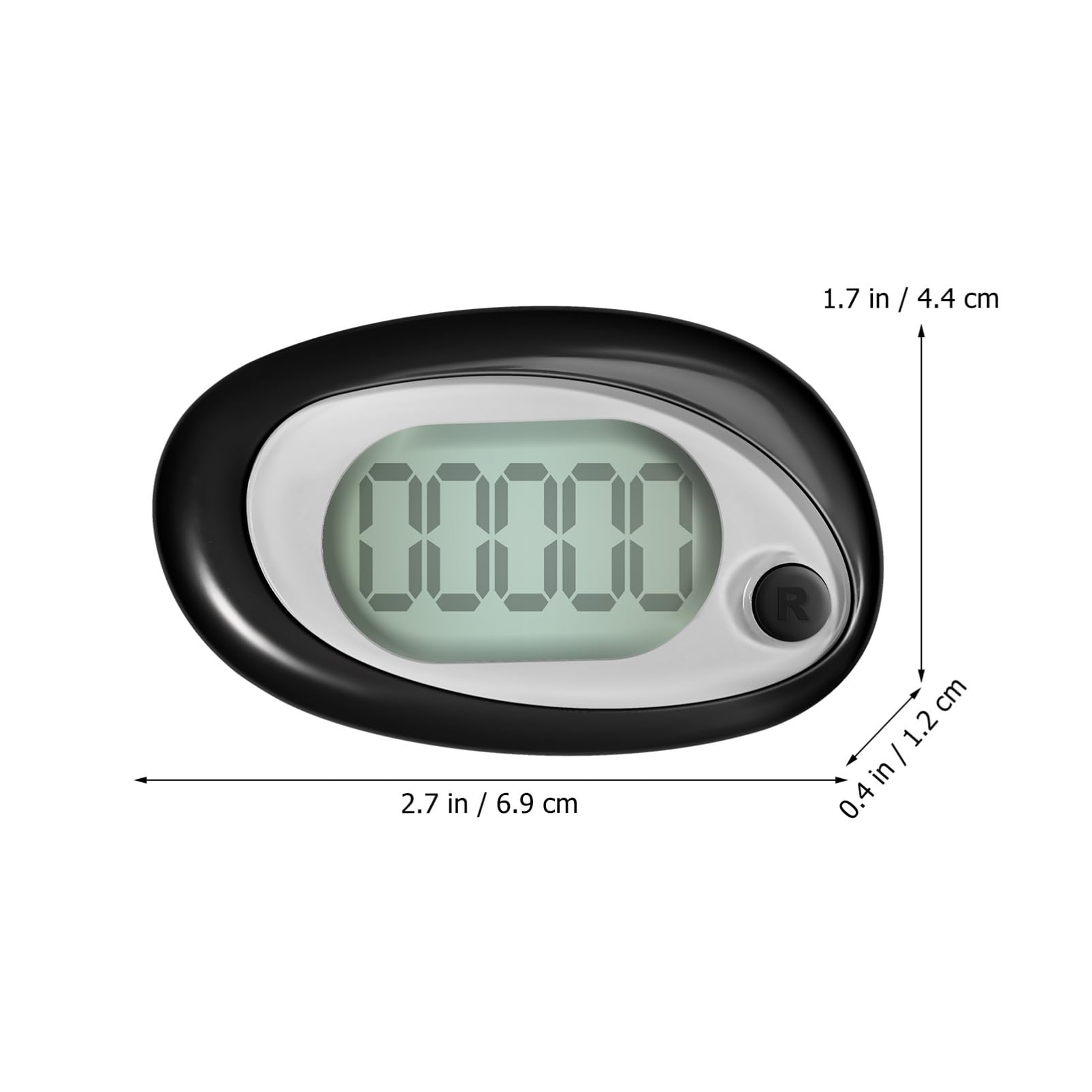 BESPORTBLE Podomètre De Marche Podomètre Grand Écran Randonnée Compteur De Marche Compteur De Pas Portable Podomètre De Poche Podomètre De Course Podomètre Podomètre