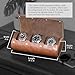 ROTHWELL Watch Roll Travel Case for 3 Watches | Tough Portable Protection, Fits All Wrist Watch & Smart Watches Up to 50mm (Tan/Brown)
