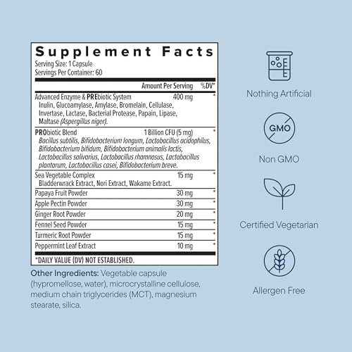 image for Zenwise Health Digestive Enzymes for Gut Health & Bloating Relief - Mu