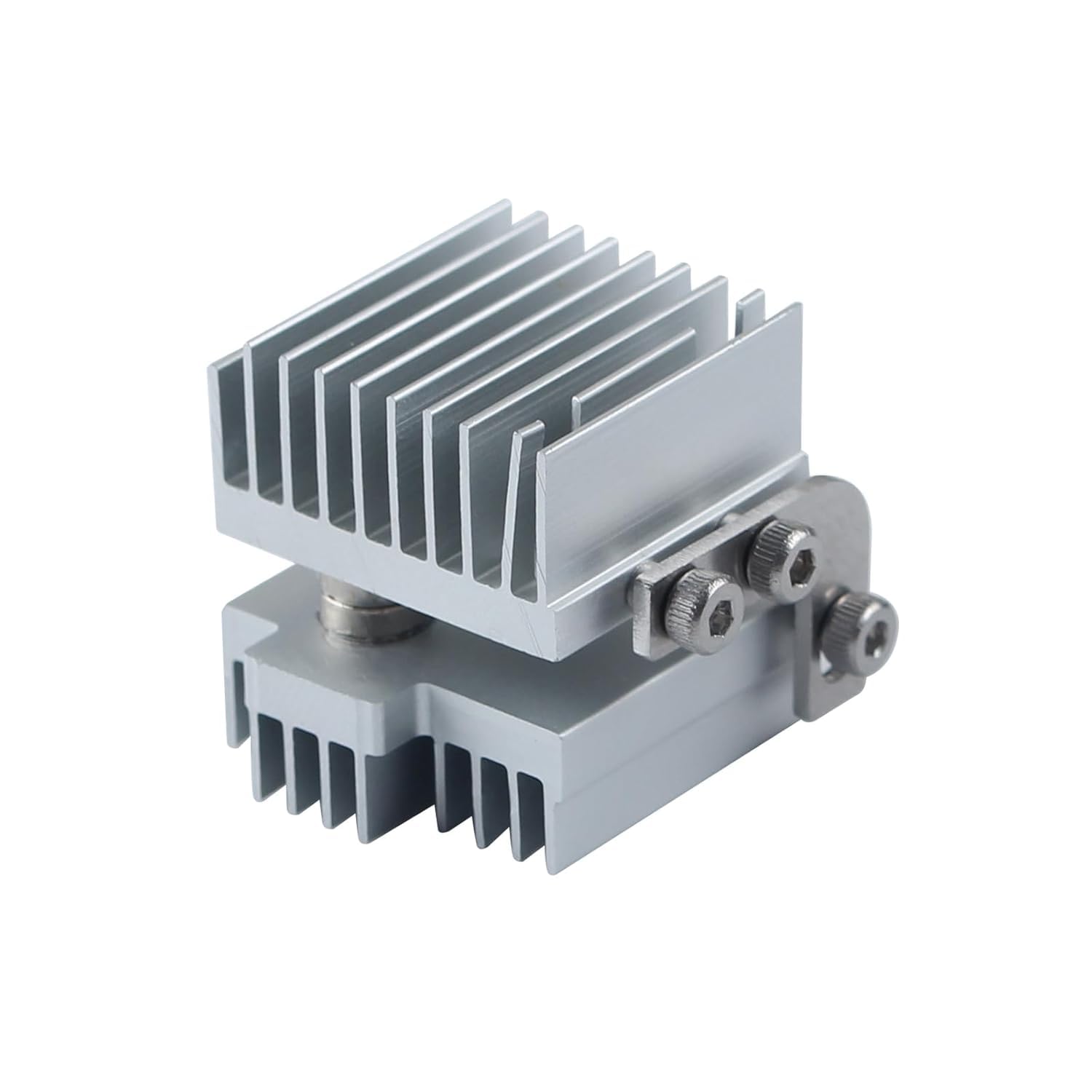 Repuesto de disipador de calor para Flashforg AD5X: radiador disipador de calor de aluminio plateado para cabezal de impresión, bloque de enfriamiento rápido, accesorios de impresora 3D Hotend