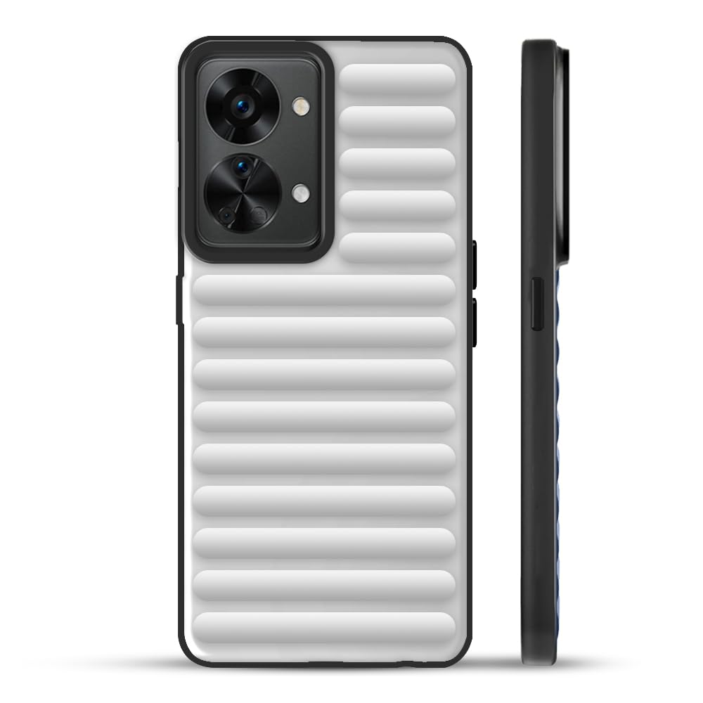 KARWAN Polycarbonate Back Case Cover for Oneplus Nord 2T [Military Grade Protection] Hard & Soft Bumper Anti-Scratch Protective Shockproof Cover for Oneplus Nord 2T-White (B0D4F1WKQB) Amazon Price History, Amazon Price Tracker