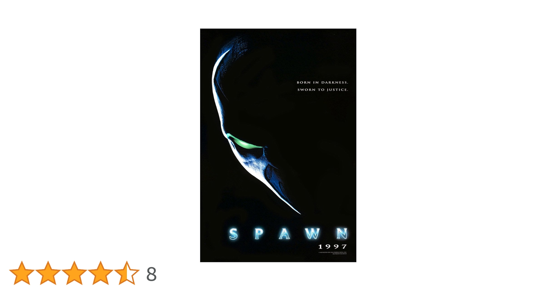 Amazon.co.jp: スポーンムービーポスター1 Sided元Advance 27 x
