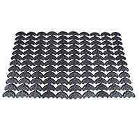 60 Pairs Heel Plates, Nonslip Rubber Heel Savers, Toe Plates Taps Shoe Repair Kits for DIY Shoe Maintenance, Walking, Standing, Daily Wear, Men Women