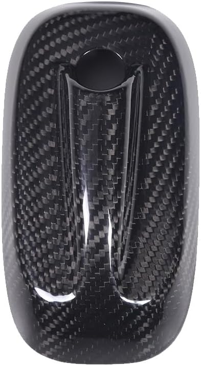 Fit for BMW Mini Cooper F55 F56,Car External Roof Shark Fin Aerial Antenna Protector Trim Cover,Real Carbon Fiber Auto Decoration Accessories (Black Carbon Fiber)