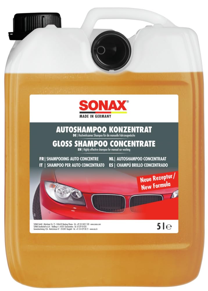 SONAX Shampoing Auto concentré (5 litres)