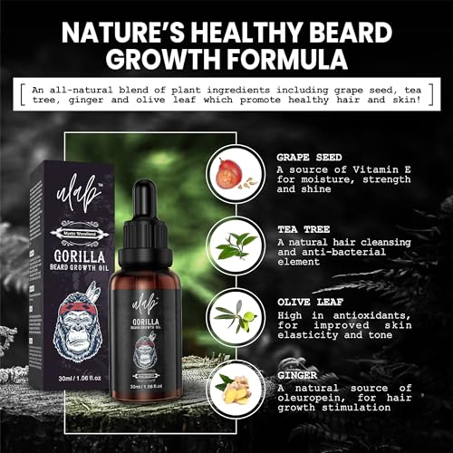 uLab-Beard-Growth-Oil-for-Men-30ml-Mystic-Woodland-Scent-Premium-Beard-Care-Oil-Natural-Beard-Moisturiser-Softener-and-Conditioner-for-Facial-Hair