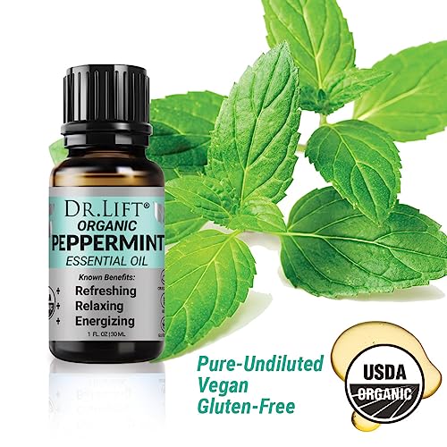 Aceite Esencial Orgánico de Menta, 1 oz miniatura 3