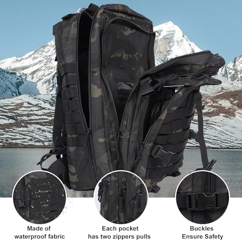 Oraynn 50L Military Tactical Backpack Camo