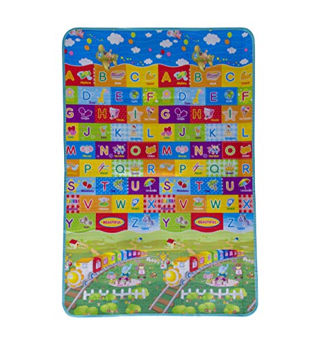 Tapete Abcd Leão Dupla Face Portátil, Ibimboo, Multicolorido