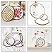 guofa 6.7'' Oval Embroidery Hoops- 2PCS 17x13CM Decorative Cross Stitch Hoops, Imitated Wood Resin Embroidery Frame Hoop for Art Craft Sewing