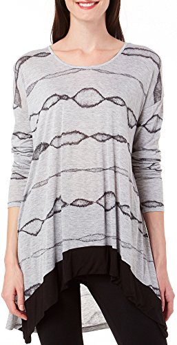 kensie Women's Animal Stripe Top