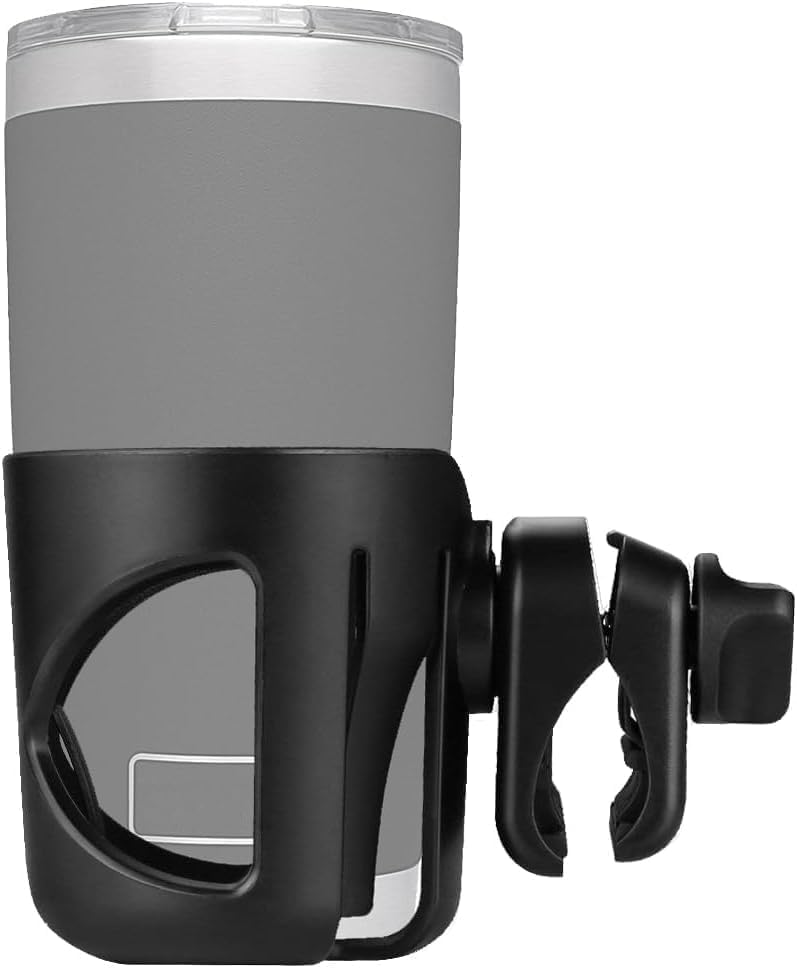 Nuevo cochecito, bicicleta, scooter, soporte para kayak compatible con modelos Yeti Rambler de 10 a 40 onzas. Súper seguro. Rotación de 360 grados.