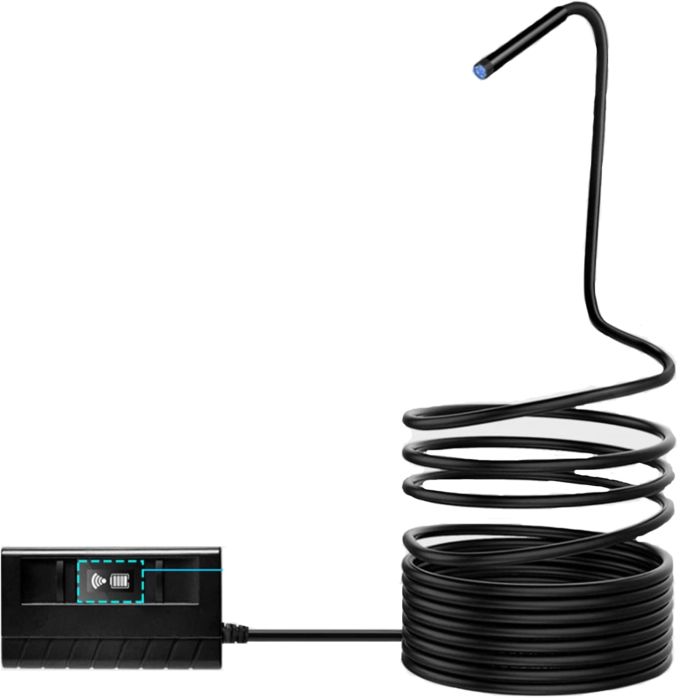 Wireless Endoscope Camera, WiFi Borescope Inspection Camera Waterproof IP67 Flexible Snake Camera 1080P HD for Android iOS Tablet PC