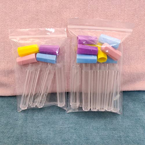 Image of 10Pcs Pin Needle Storage, Plastic Material Space Saving Felting Sewing Needles Container Transparent Needle Storage Tubes Bottle for Handmade Crafts