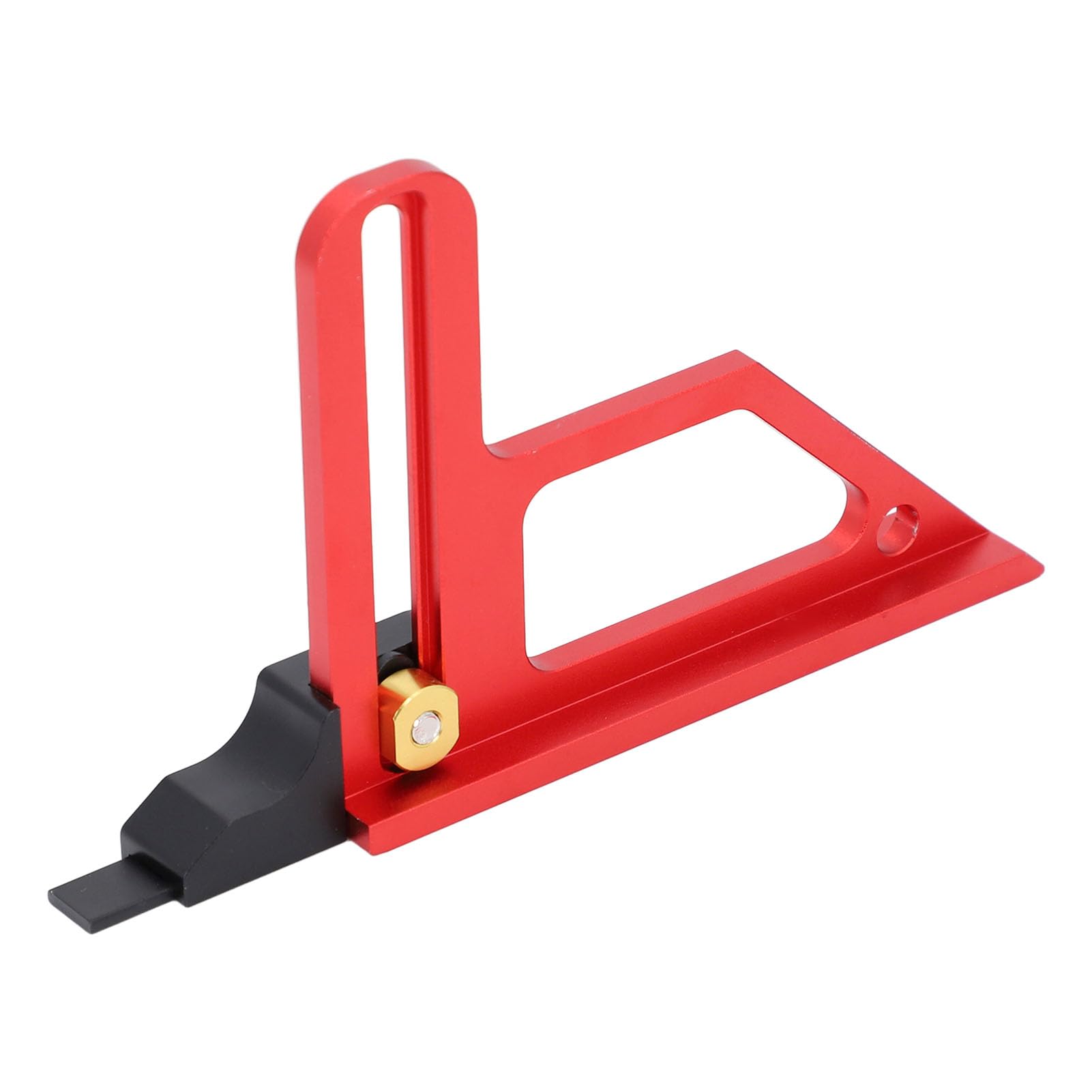 Jauge Hauteur Scie Table 0-60mm 45°, Règle Profondeur Alliage Aluminium Double Échelle