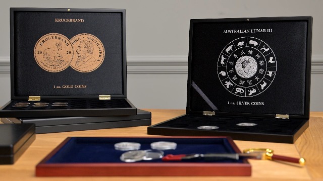 Leuchtturm Britannia 銀貨ケース 20枚用 Presentation Case For 20 Silver Britannia Coins (1 OZ
