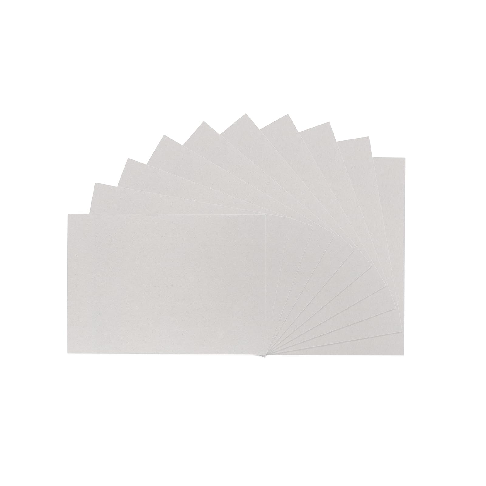 Vaessen Creative Greyboard 1mm-A4-10 Chipboard Sheets-Bookbinding Supplies for Crafting and Scrapbooking, Grey, A4