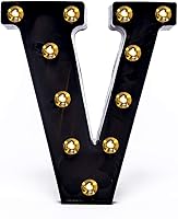 Vista 23 de Foaky Letrero de luces LED negras con número de marquesina, luces de números de marquesina iluminadas para luz nocturna, boda, fiesta de cumpleaños