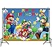 Sfondo di Mario,120*80cm Decorazione di Sfondo Mario Bros Partito,Decorazione Mario Sfondo,Sfondo Mario Bros Tv,per Sfondo Vinile Festa di Compleanno Baby Shower di Foto Booth Puntelli.