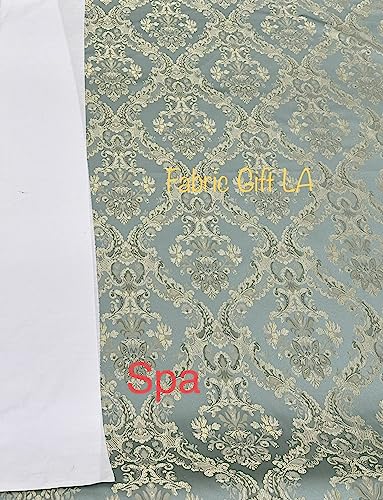 Luxurious Jacquard Damask Upholstery and Drapery Fabric - Premium Floral Textile Sold by the Yard 7 Luxurious Jacquard Damask Upholstery and Drapery Fabric - Premium Floral Textile Sold by the Yard - Image 6