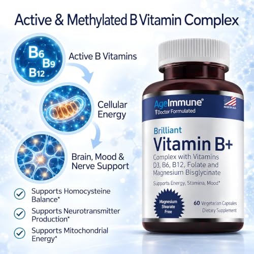 AgeImmune Methylated B Complex Supplement