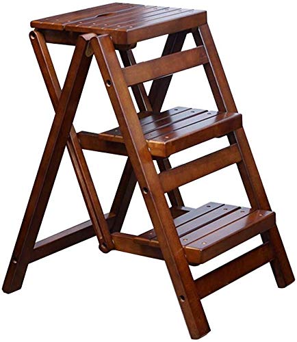 Chaise d'escalier domestique en bois de qualité supérieure coloris marron