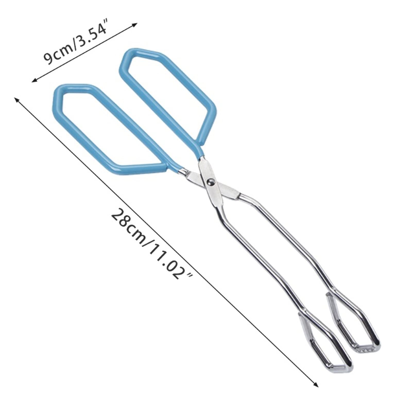 Pinzas de Acero Inoxidable para Parrilla, para cocinar, Hornear, Mango Largo, para Alimentos, Pan, Barbacoa, Accesorios