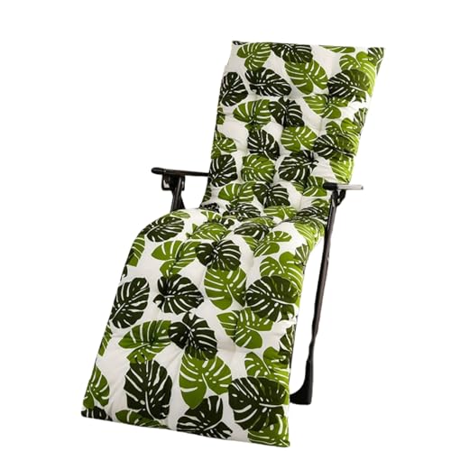 FANSU Coussin de Chaise Longue Epais, Coussin pour Bain de Soleil Chaise Longue avec Attache Matelas Jardin Exterieur Transat Confortable Antidérapant pour...