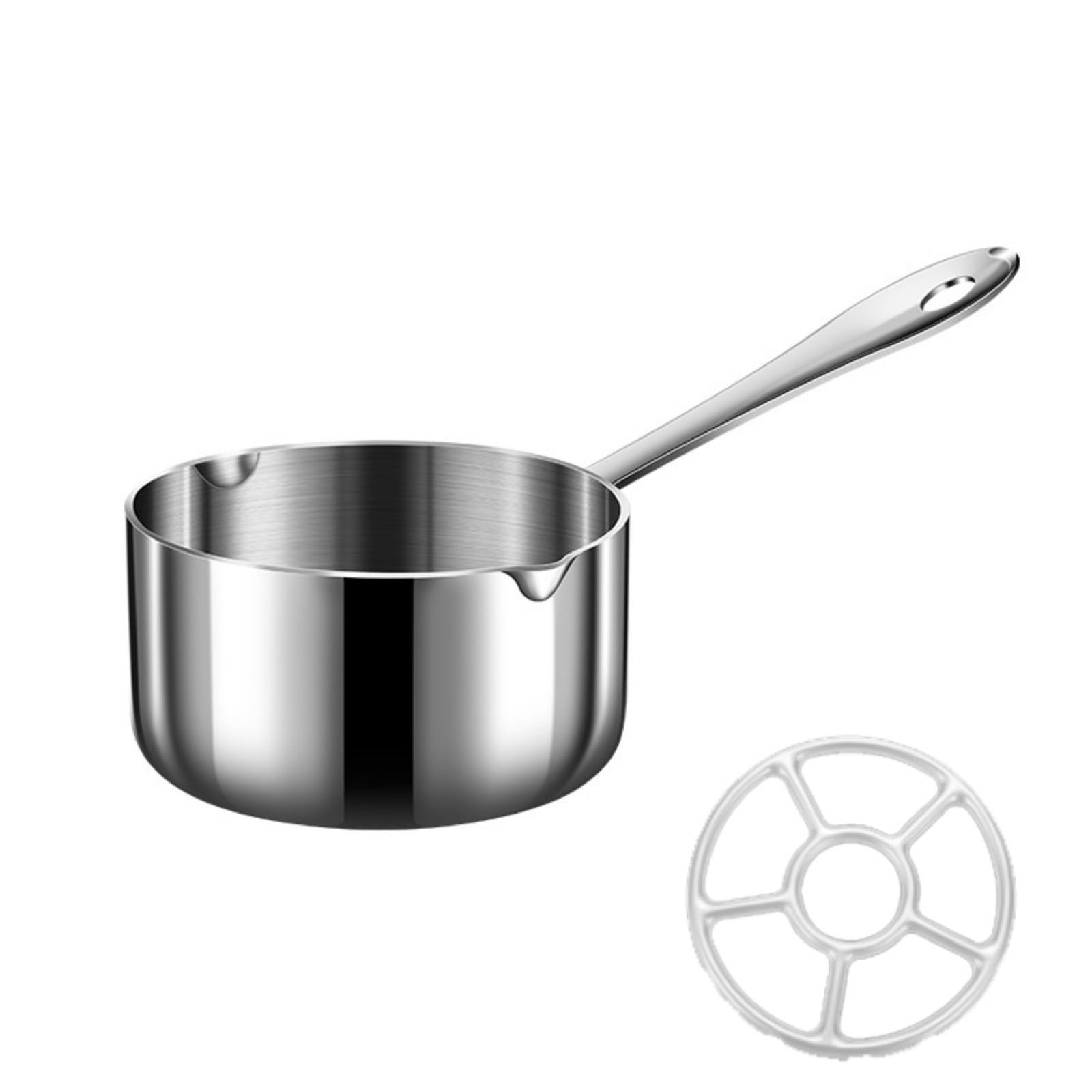 carotoe Practical Butter Melting Pan Feature Grip Even Heat Distribution and Rustproof Nonrust Steel Materials Sturdy Noncorrosive Cooking Pots