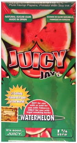Juicy Jays Rolling Papers Watermelon 1 1/4 24ct Box