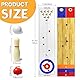 4 in 1 Tabletop Brettspiel Set, Shuffleboard Tabelletop Spiele,Shuffleboard Bowling Curling Cornhole Spiel, Interaktive Tabletop Brettspiele Ideal für Schule, Haus, Büro, Party