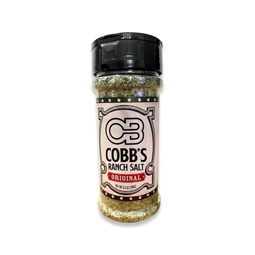 Cobbs Sal Ranch, 6.5 onzas - Un recipiente de 6.5 de la sal de condimento original Ranch. Añade el gran sabor del rancho a cualquier verdura, carne,