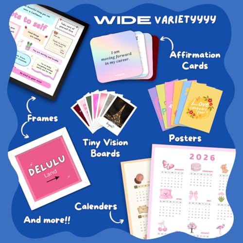 Image of Travel Manifestation Cards (Set of 18) Positive Affirmation Cards Posters (8 x 6 cm) | Vision board Supplies | Travel, Bedroom, Living room | Wanderlust aesthetic Posters | Poster for Phone