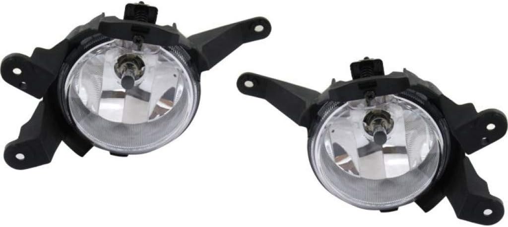 CarLights360 For 2011-2015 Chevy Cruze Fog Light Driver and Passenger Side Pair w/Bulbs DOT Certified GM2592300, GM2593300 | 95169824, 95169825