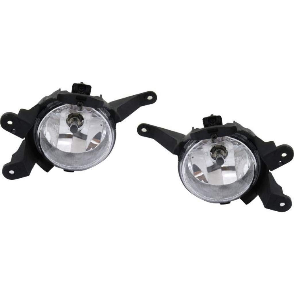 CarLights360 For 2011-2015 Chevy Cruze Fog Light Driver and Passenger Side Pair w/Bulbs DOT Certified GM2592300, GM2593300 | 95169824, 95169825