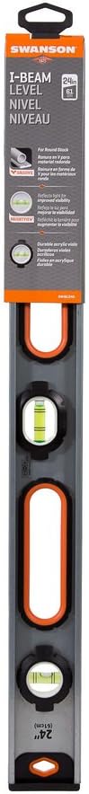 Swanson Tool Co SWIBL240 24 In I-Beam Aluminum Level