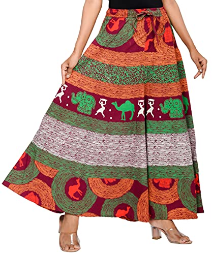Image of Women's Cotton Long Palazzo Pant