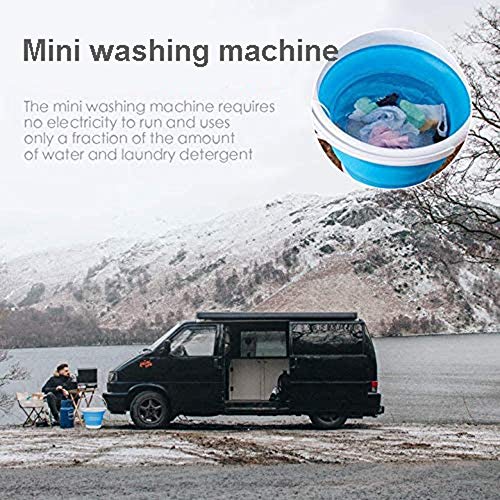 Mini machine à laver pliante pour laver son linge sans laverie - 6
