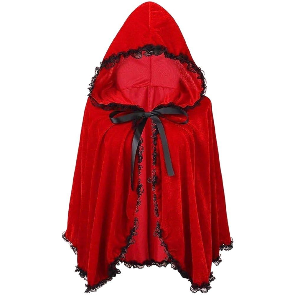 Cape du Petit Chaperon Rouge de Noël et déguisement féerique haut de gamme