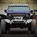 OEDRO Front Bumper Compatible with 2018-2026 Jeep Wrangler JL & Unlimited JLU (2/4 Doors) 2020-2026 Gladiator JT, Full Width Off Road Bumper w/D-Rings & Winch Plate Mounting & Paintable Armor