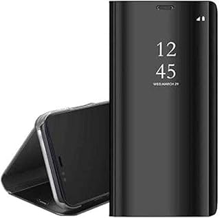 جراب حماية كلير فيو بدون مستشعر لموبايل سامسونج جالاكسي A52 - لون أسود