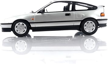 Norev 1990 CRX Silver Metallic with Sunroof 1/18 Diecast Model Car 188011