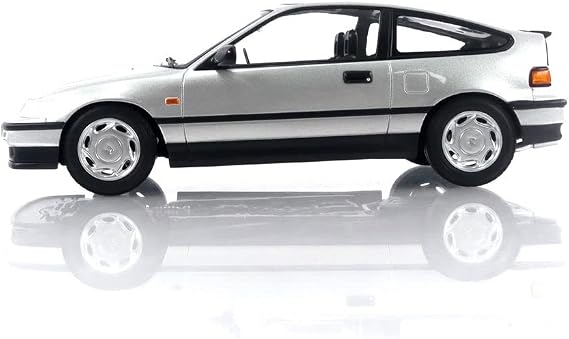 Norev 1990 CRX Silver Metallic with Sunroof 1/18 Diecast Model Car 188011