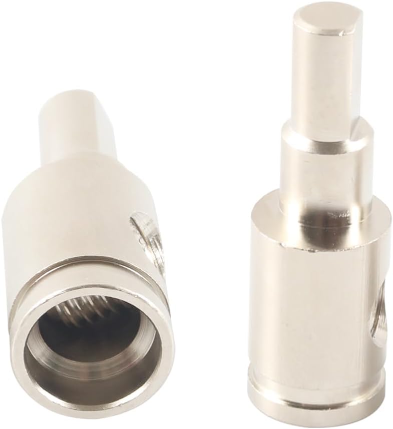 Camper Car Audio Amplifier Amps Input Reducer 4GA to 4GA Wire Power/Ground Gauge Adapter Nickel Plated Brass Cable Terminal Connectors 4PCS with Dual Wall Heat Shrink Tubing