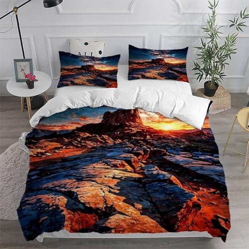 Housse de couette 3 pieces microfibre super king 260x220 - 6