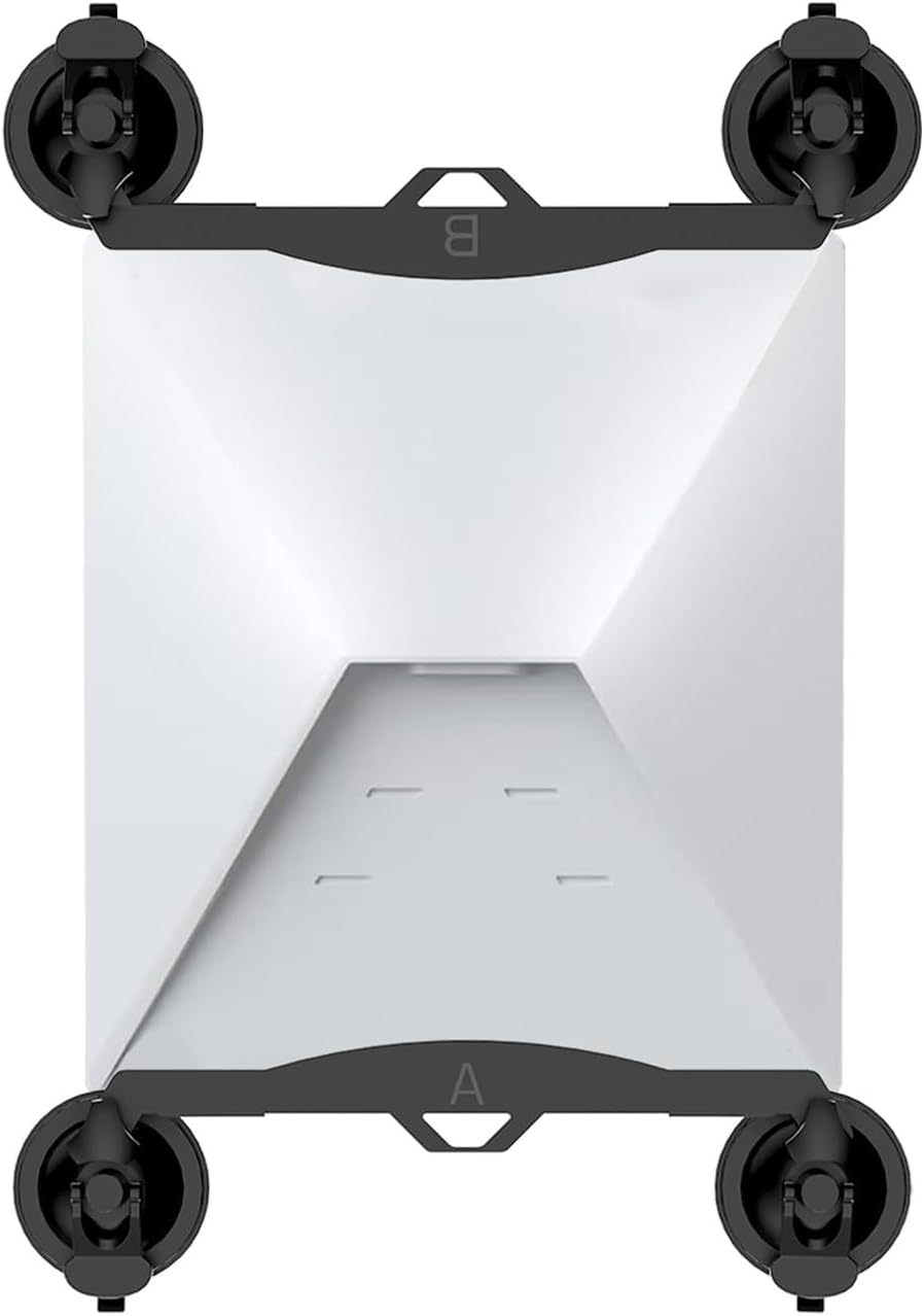 Suction Cup Mount Compatible with Starlink Mini, Heavy Duty Carbon Steel Car Bracket for Tesla Sunroof & RV Windows, Road Trips, High-Speed Stable Satellite Dish Holder, Precision Fit.