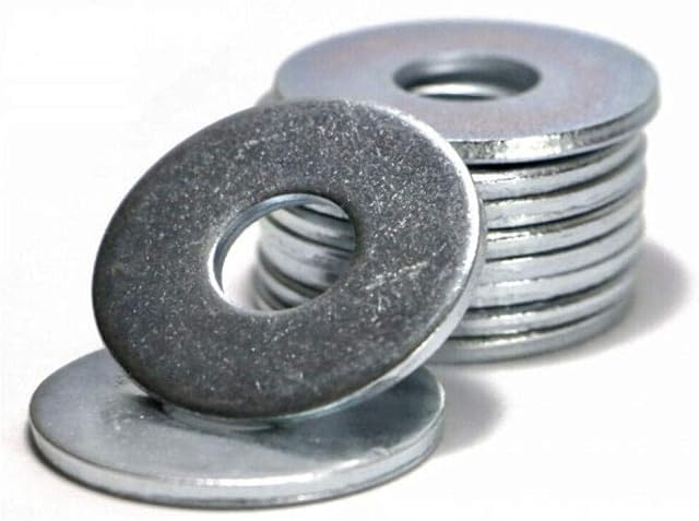 25 x Form G WASHERS Wide Thick Flat M6 M8 M10 M12 Steel ZINC Plated DIN 9021 - SS8® Quality