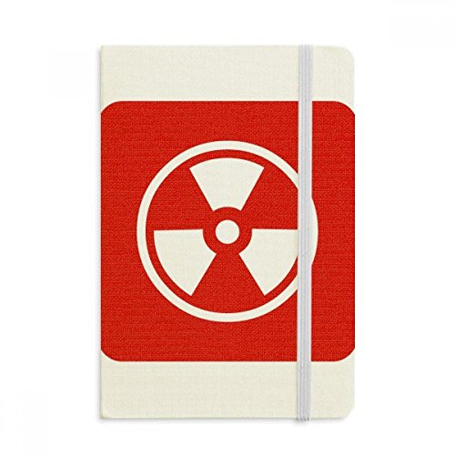 Protégez vos notes avec le Carnet Ionisation Radiation Place Rouge A5 à couverture rigide